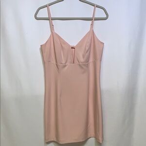 Lulu's Soft Pink Mini Dress